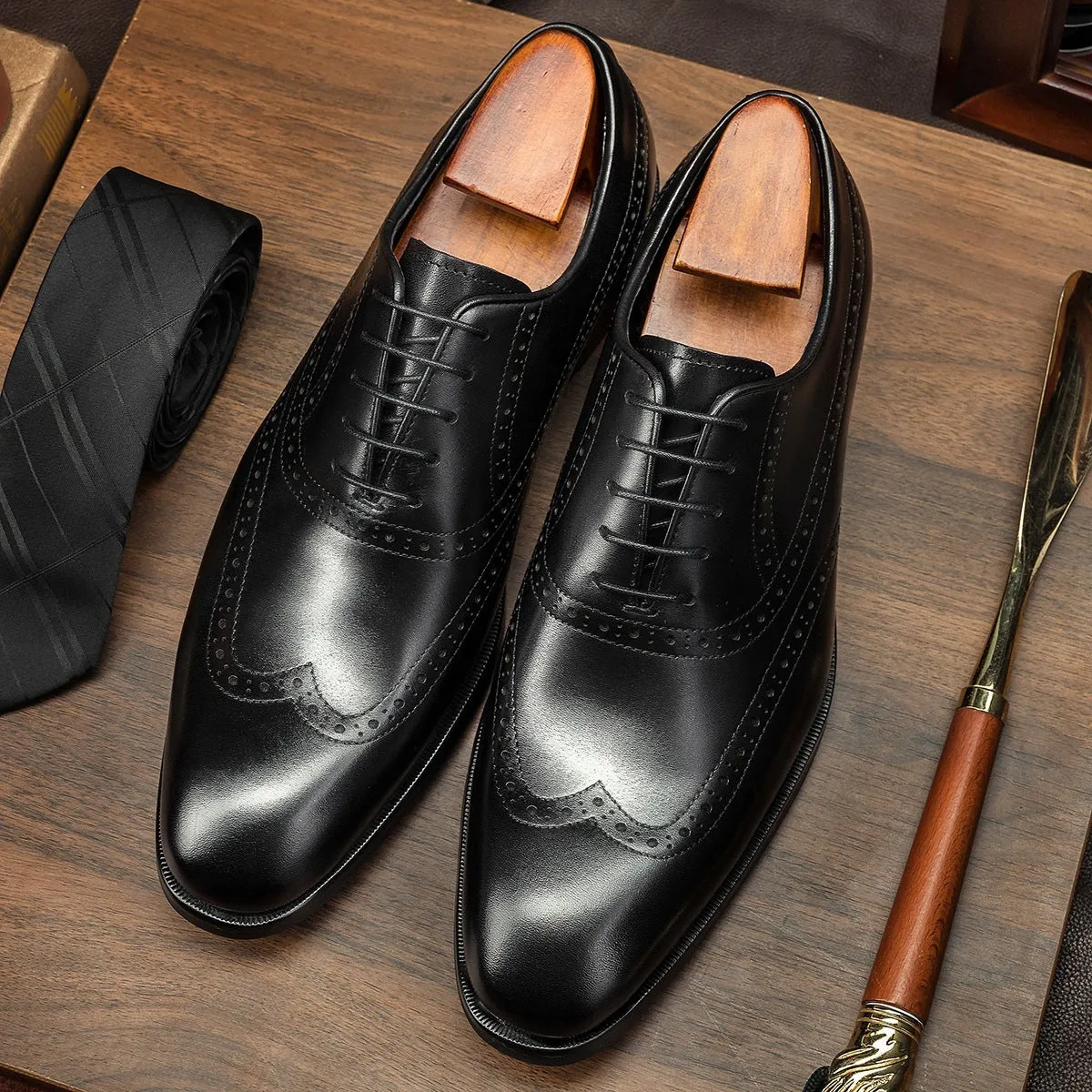 Men's Oxford Brogue Dress Shoes