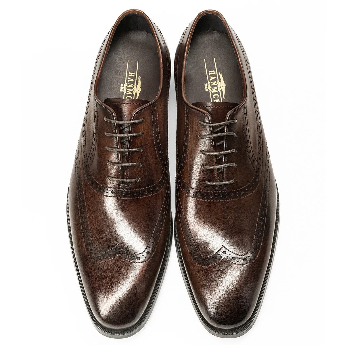 Men's Oxford Brogue Dress Shoes