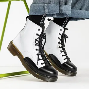 Men's Vintage Mixed Colors Casual Leather Ankle Boots