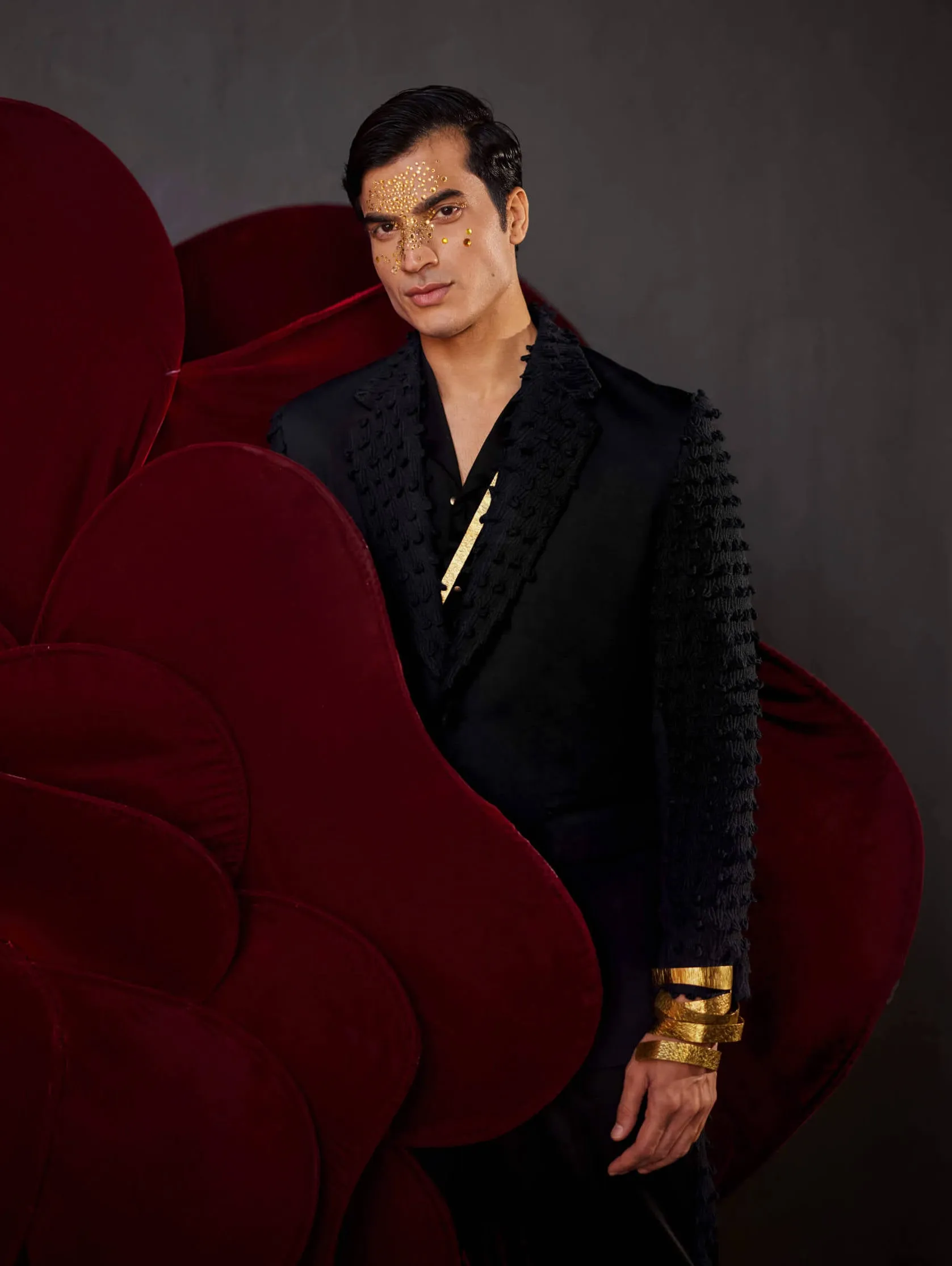 Midnight blue stygian blazer and trouser