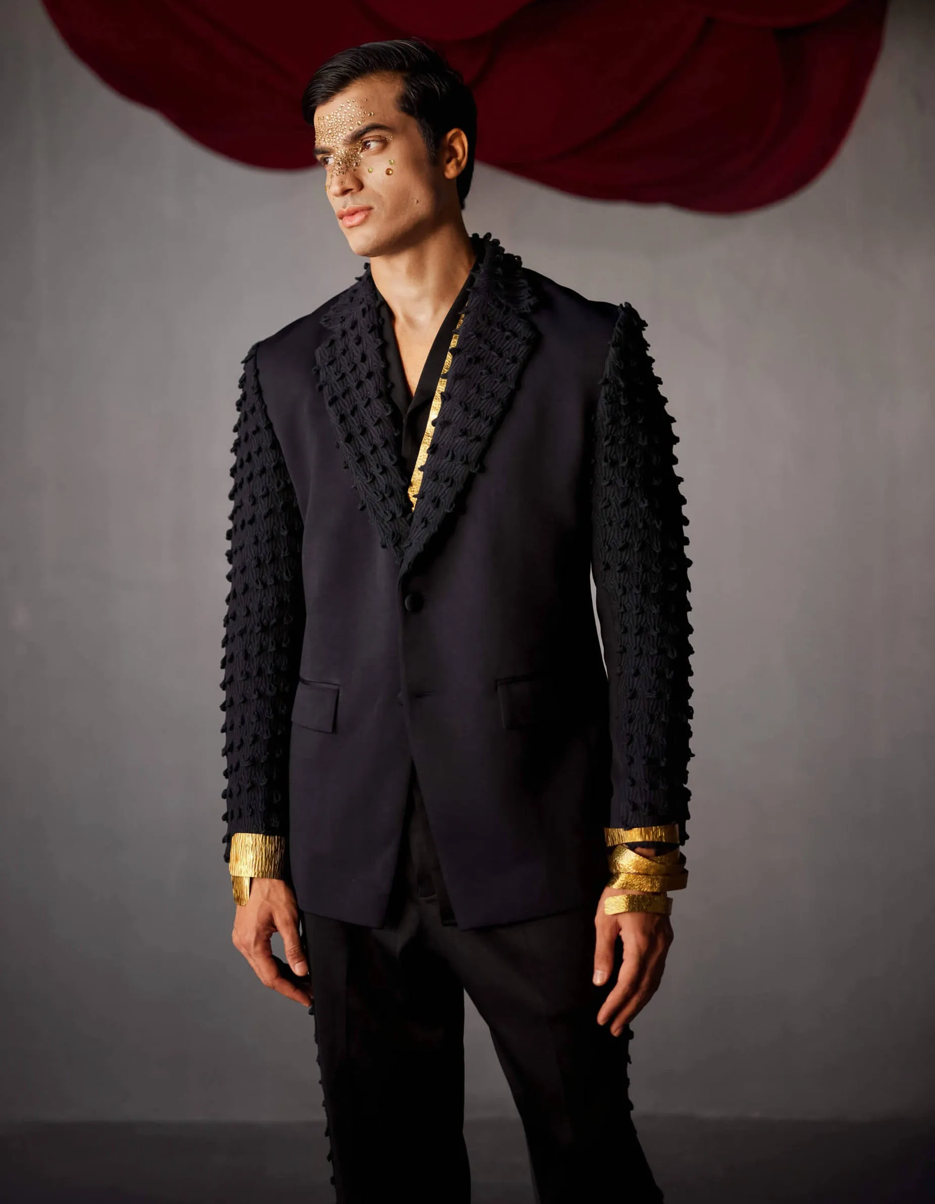 Midnight blue stygian blazer and trouser