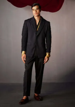 Midnight blue stygian blazer and trouser