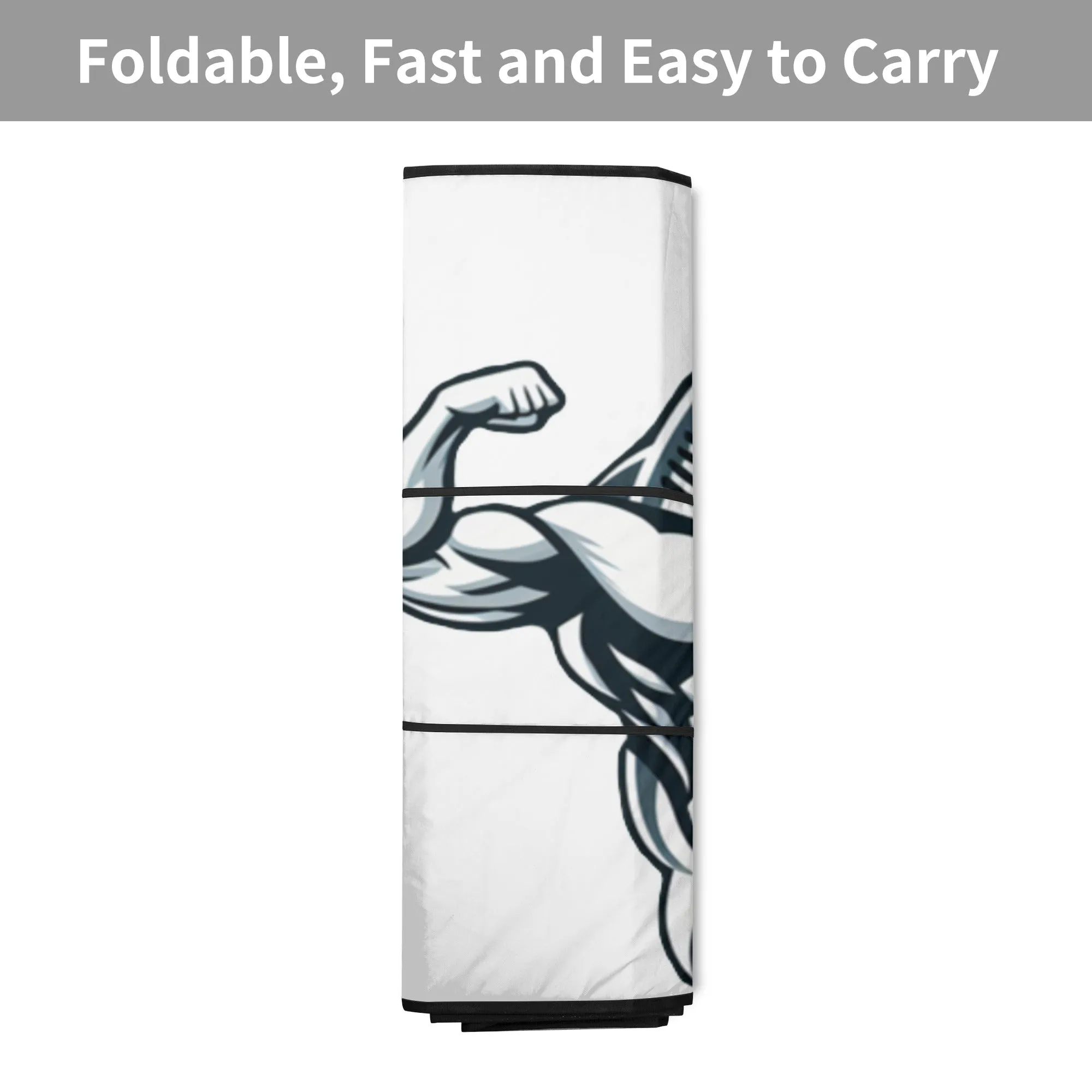 Muscle Body Car Sunshade