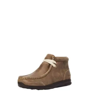 NEW ARIAT kid's spitfire ankle boot in brown bomber