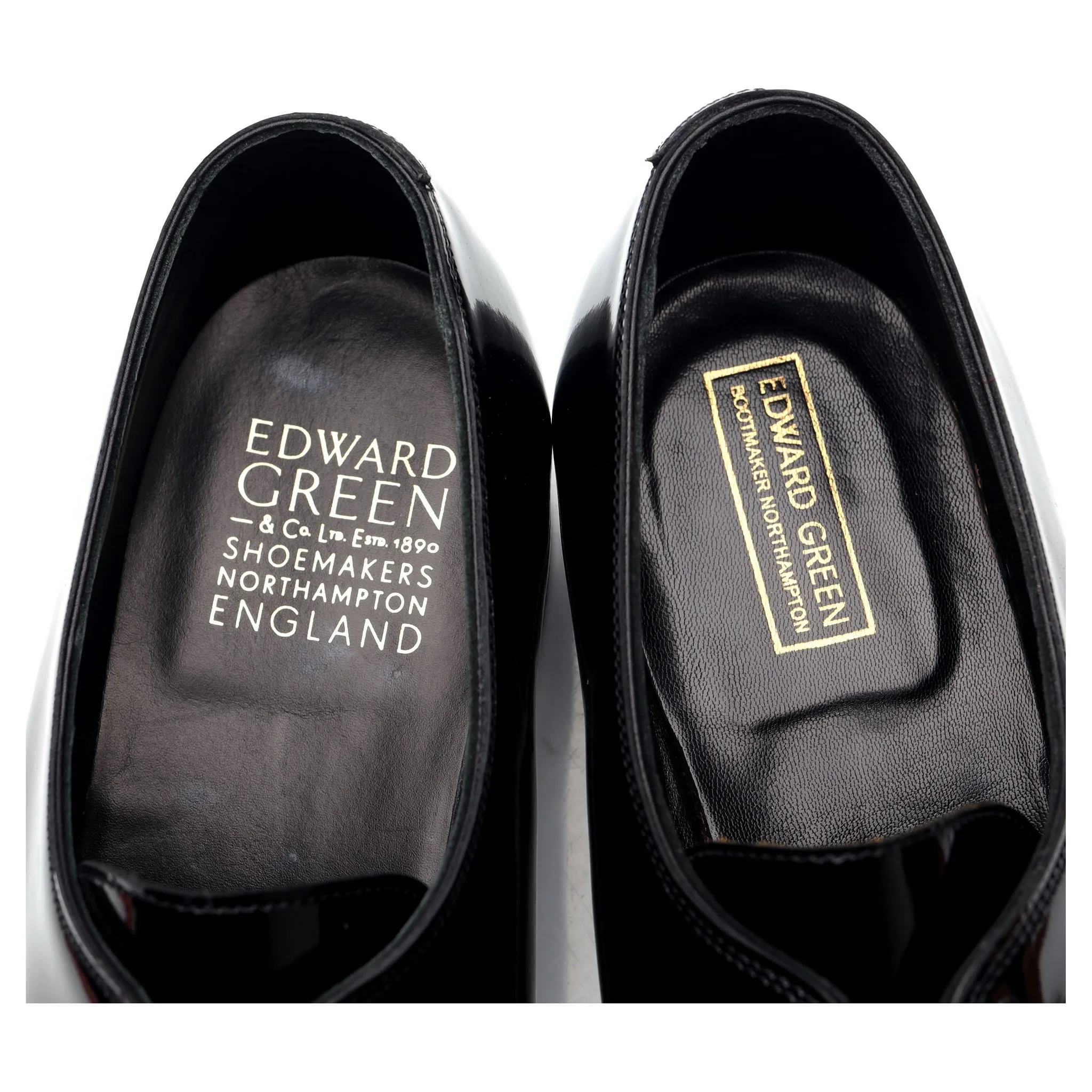'Paden' Black Patent Leather Derby UK 10 D