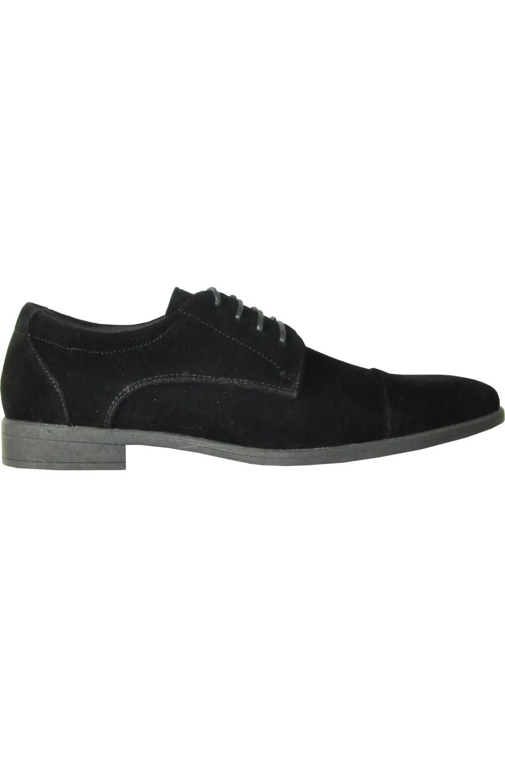"Croydon" Black Suede Dress Shoes
