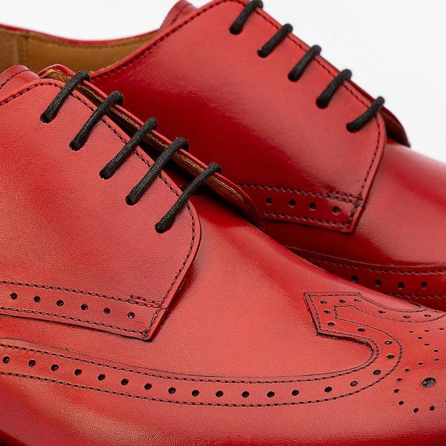 Red Derby with Chunky sole