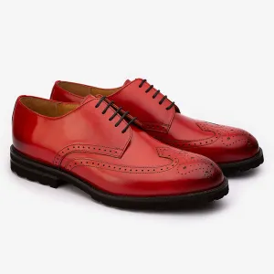 Red Derby with Chunky sole