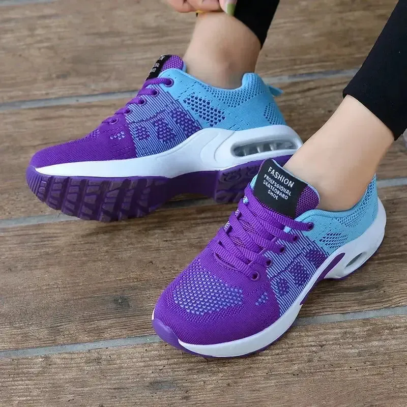 Running Shoes Women A Breathable Casual Shoes Outdoor Light Weight Sports Shoes Casual Walking Platform Ladies Sneakers