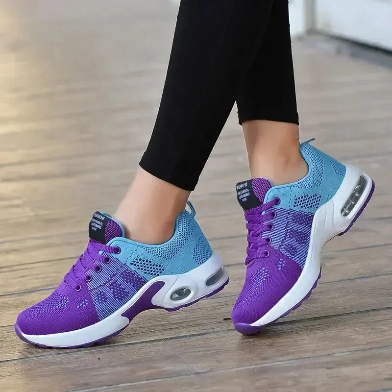 Running Shoes Women A Breathable Casual Shoes Outdoor Light Weight Sports Shoes Casual Walking Platform Ladies Sneakers