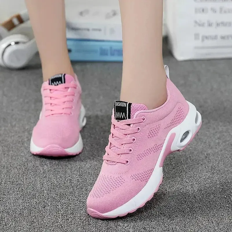 Running Shoes Women A Breathable Casual Shoes Outdoor Light Weight Sports Shoes Casual Walking Platform Ladies Sneakers