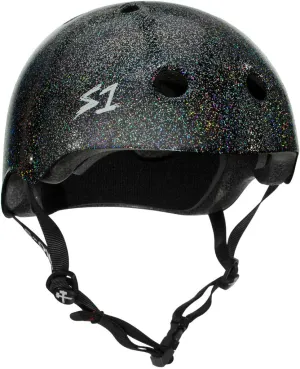 S1 MEGA LIFER HELMET - BLACK GLOSS GLITTER