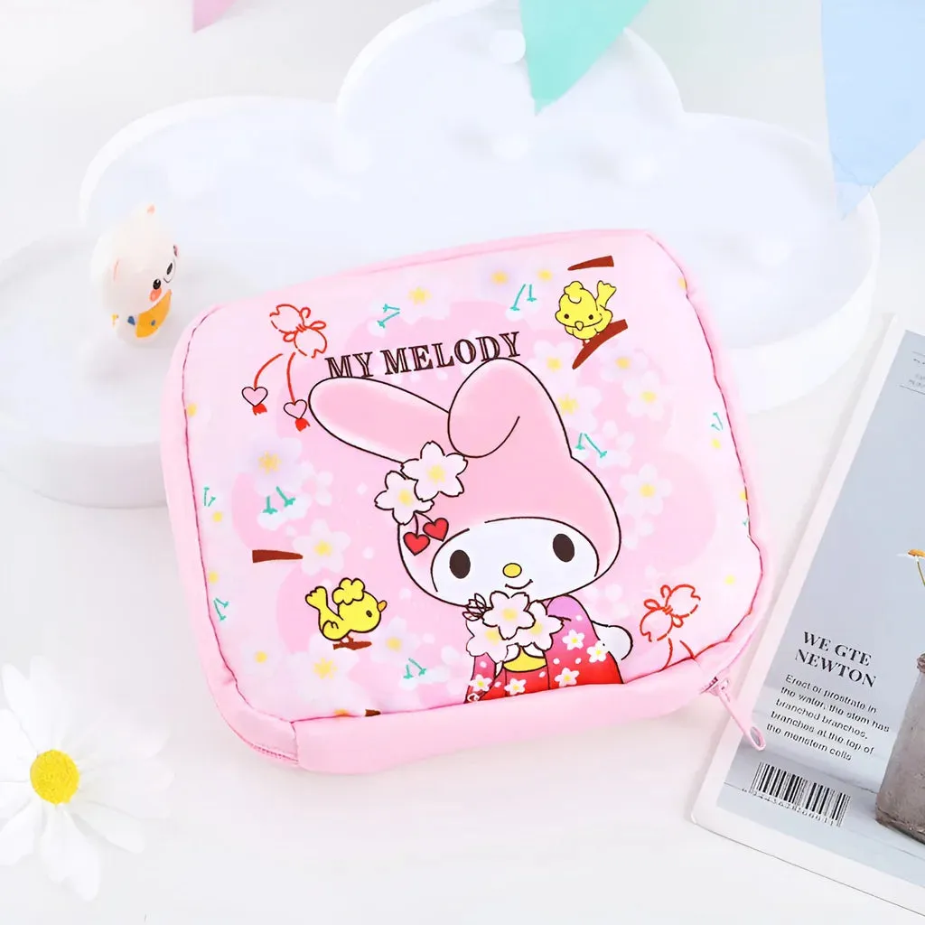Sanrio Floral Mini Pouch