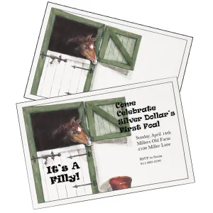 Shed Row Party Invitations