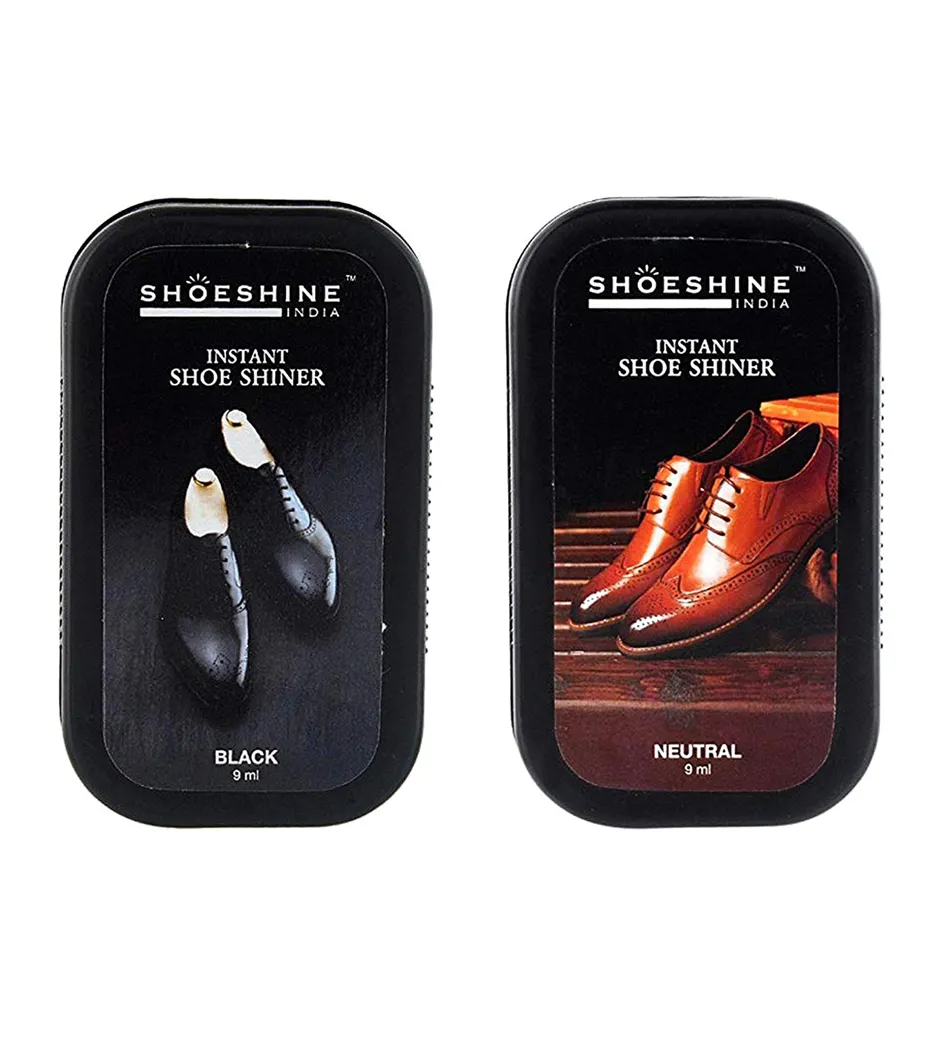 SHOESHINE shoe shiner (Black) - Instant shoe shine sponge