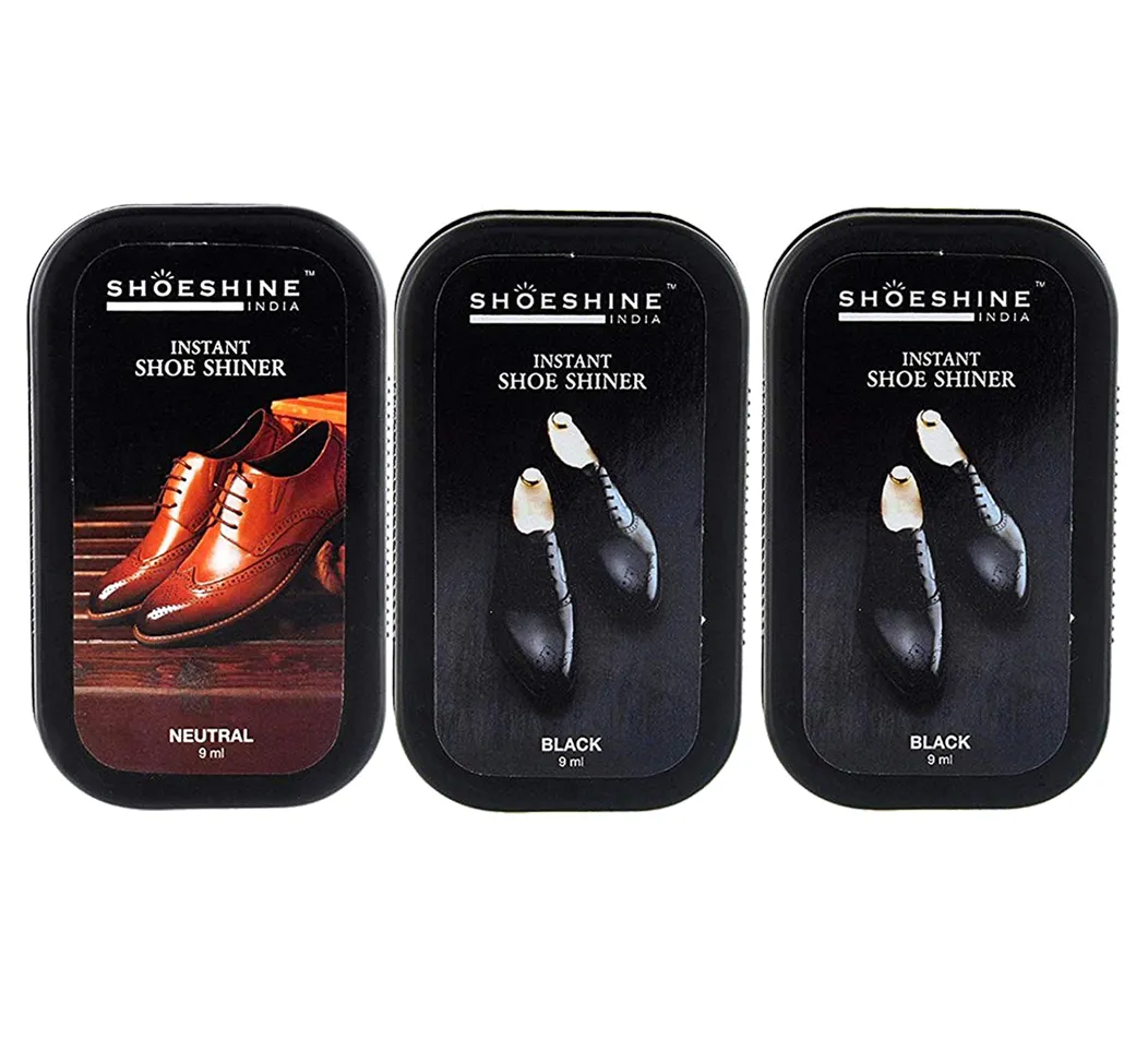 SHOESHINE shoe shiner (Black) - Instant shoe shine sponge