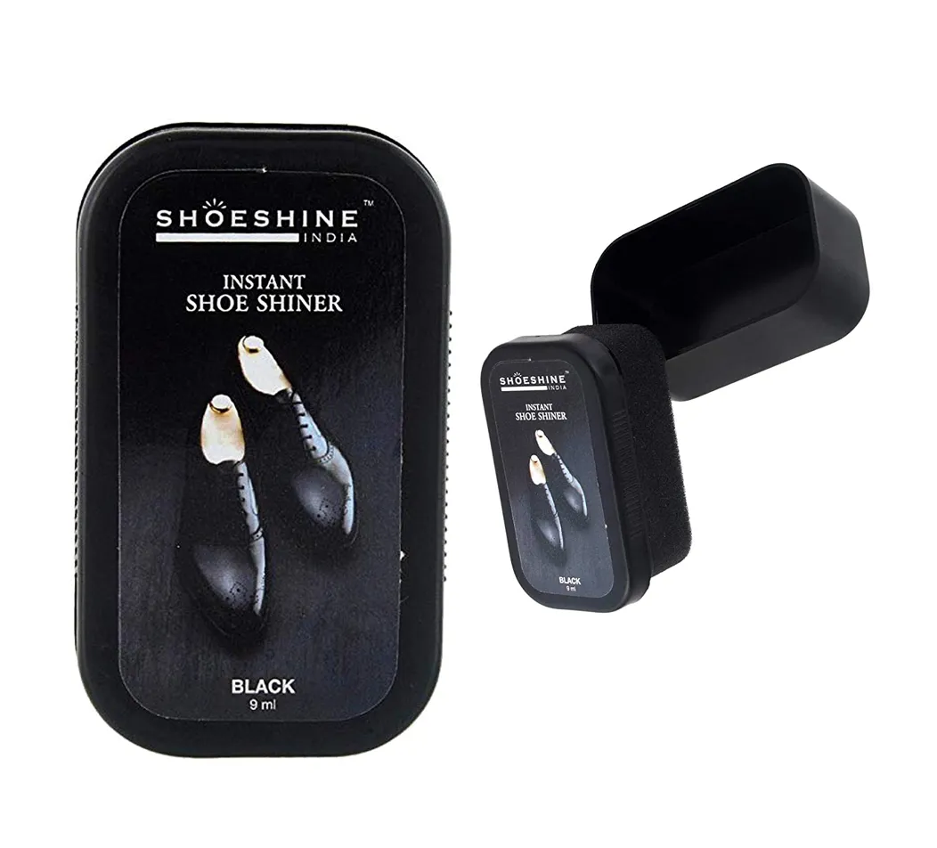 SHOESHINE shoe shiner (Black) - Instant shoe shine sponge
