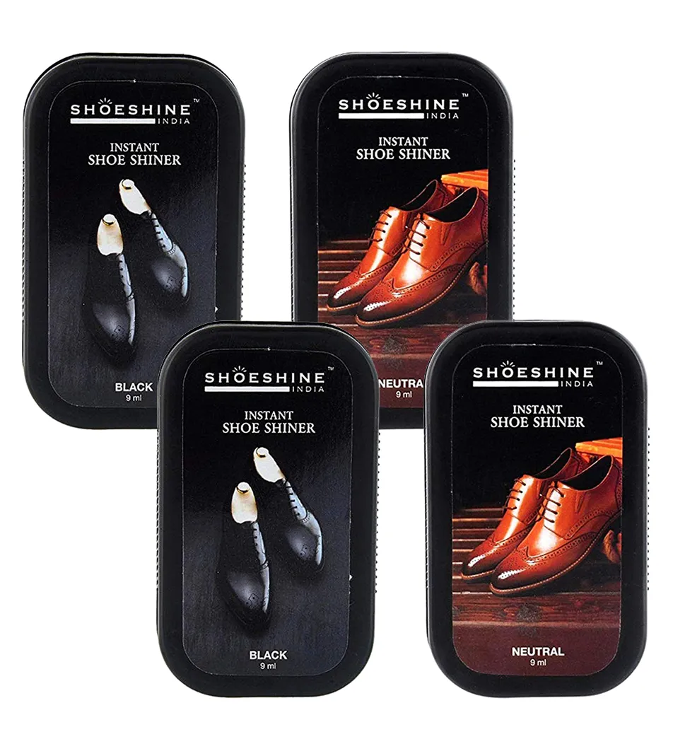 SHOESHINE shoe shiner (Black) - Instant shoe shine sponge