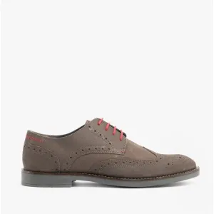 Silver Street London HOLGATE Mens Leather Brogue Shoes Anthracite