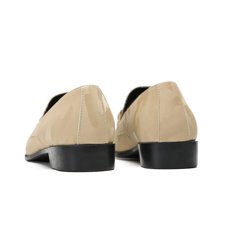 Spring and Autumn Leather Shoes Men's Cowhide Business Formal Wear Brogue British Casual Breathable Foreign Trade Bridegroom Wedding Men's Shoes