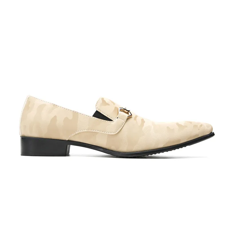 Spring and Autumn Leather Shoes Men's Cowhide Business Formal Wear Brogue British Casual Breathable Foreign Trade Bridegroom Wedding Men's Shoes