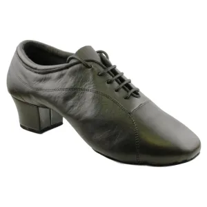 Stephanie E-100311, Black Leather, Men's Latin Dance Shoes