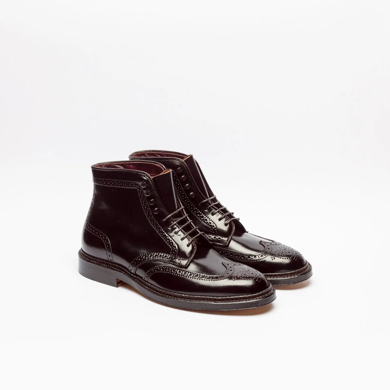 Stivale derby Alden 4461 H in pelle di cavallo bordeaux