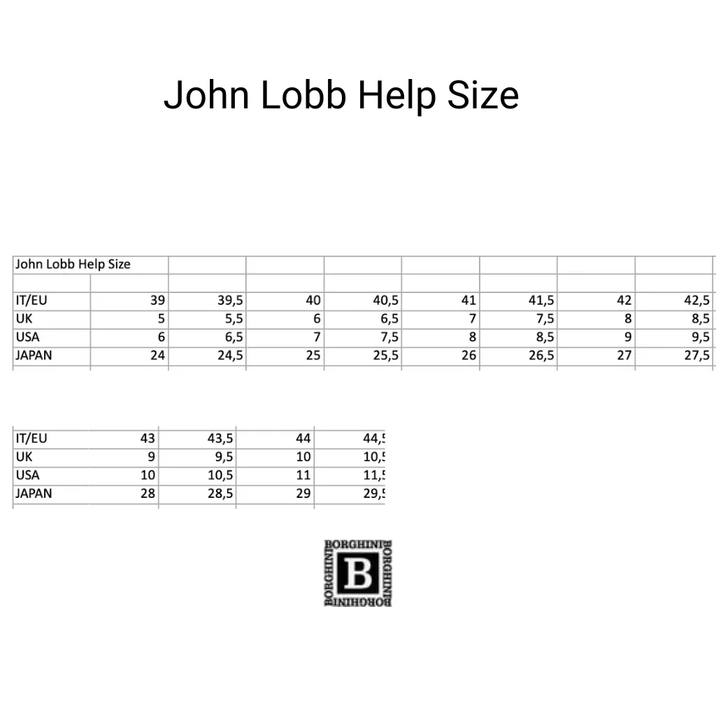 Stivale derby John Lobb Alder PD in pelle nera