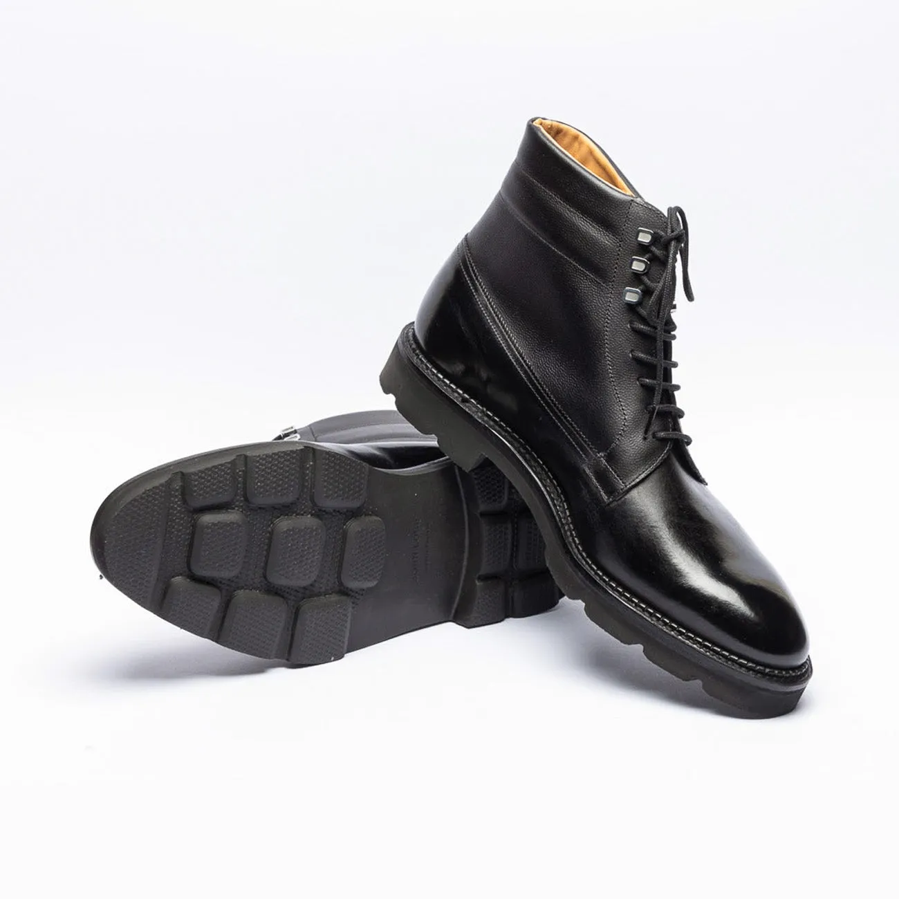 Stivale derby John Lobb Alder PD in pelle nera