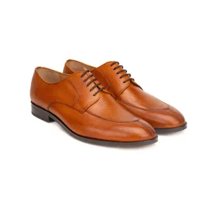 Tan Hatch Grain Apron Toe Classic Derby