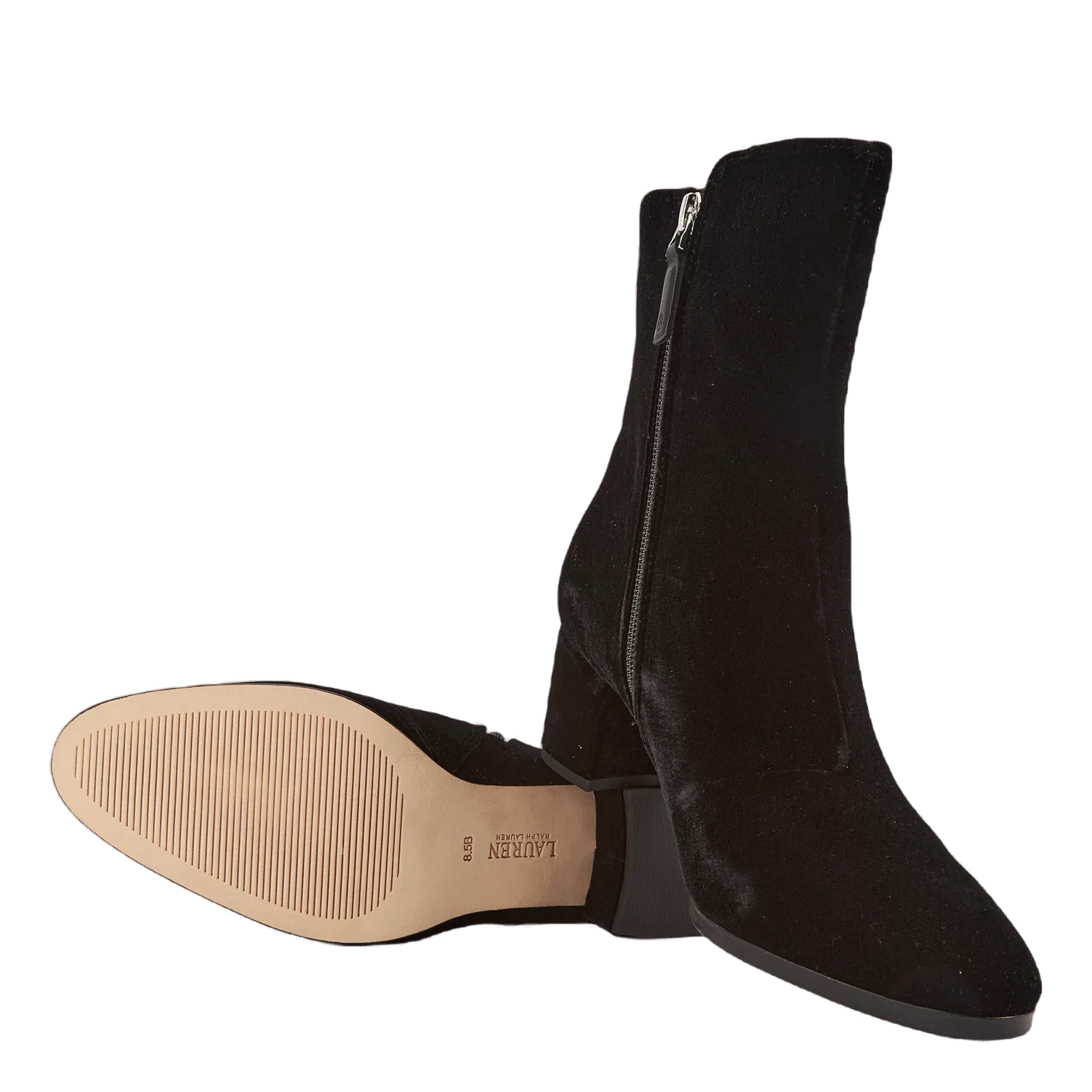 Wendey II Velvet Bootie Black