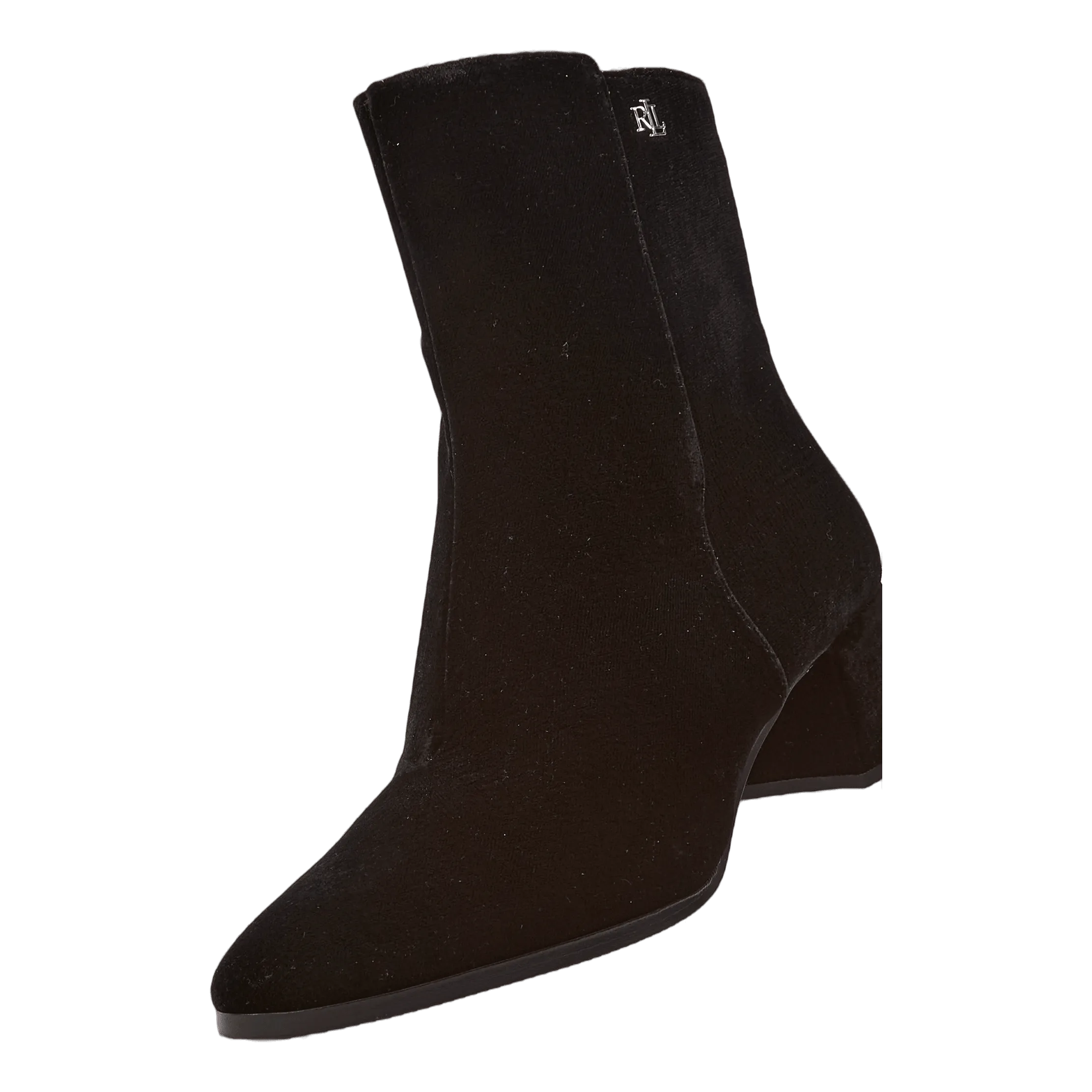 Wendey II Velvet Bootie Black