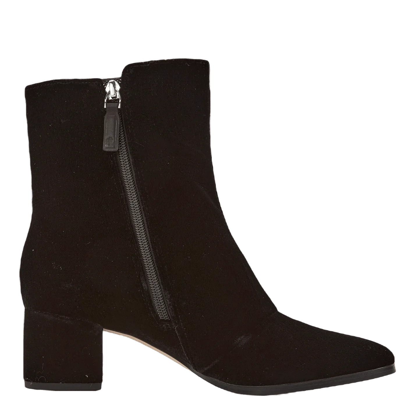 Wendey II Velvet Bootie Black