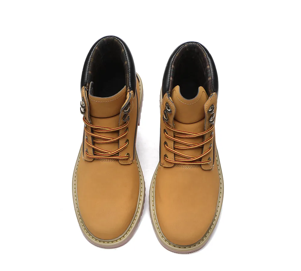 Work Safety Lace Up Boots Men Jaden