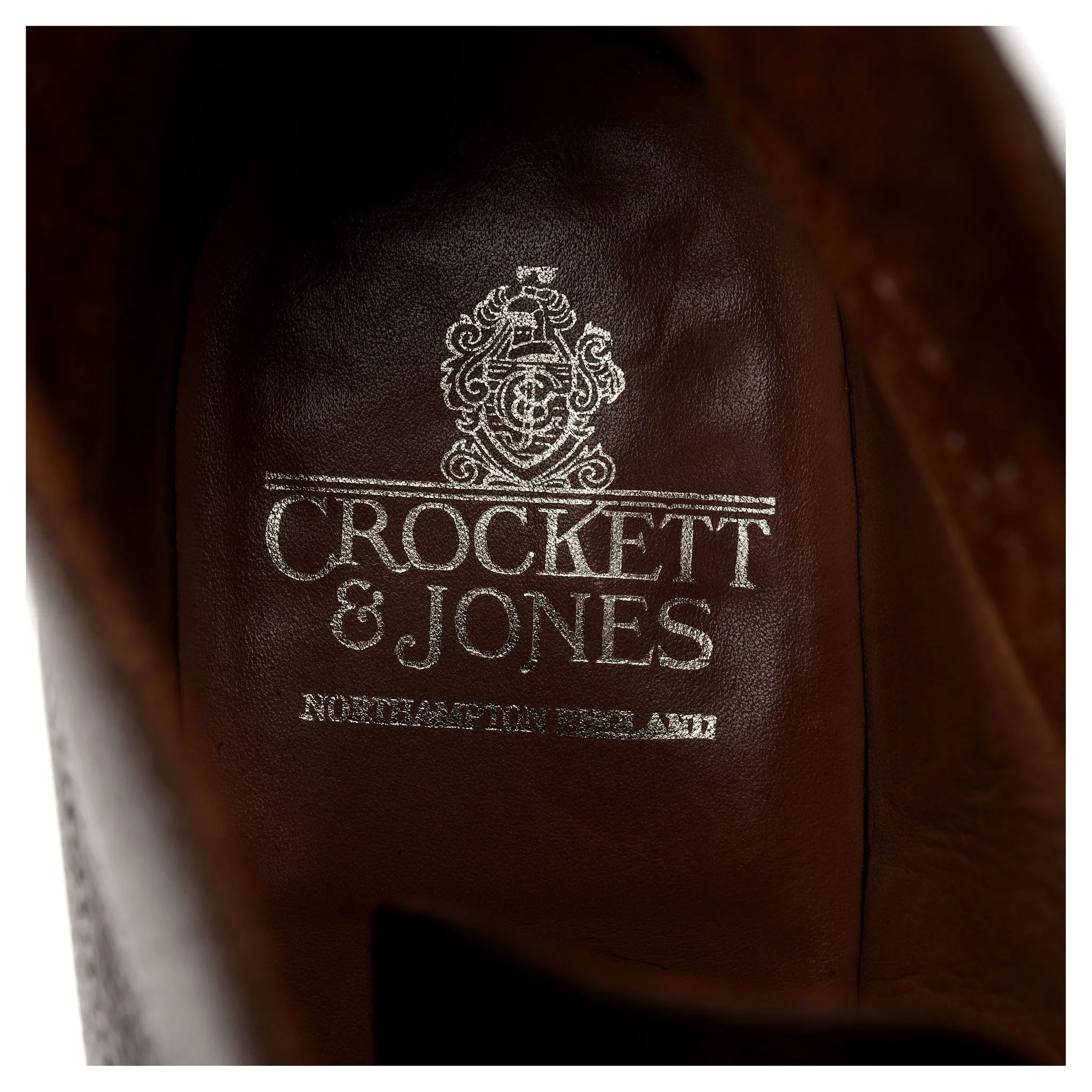 'Wye' Dark Brown Grain Leather Boots UK 8 E